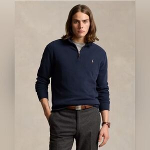 Polo By Ralph Lauren Estate-Rib Quarter-Zip Pullover size XL. (D0024)